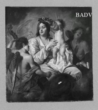 Madonna with child and two angels, 1624, Antoine van Dyck