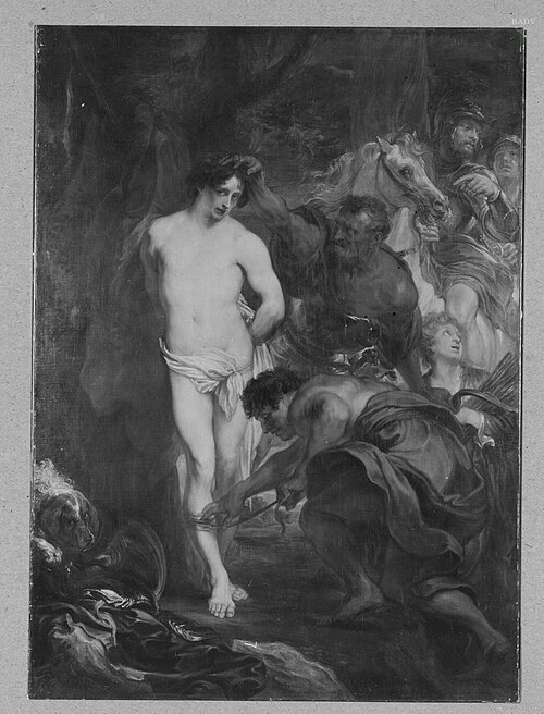 Les Apprêts du martyre de saint Sébastien, 1624, Antoine van Dyck