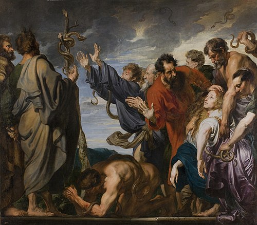 Moïse et le Serpent d'airain, 1618, Antoine van Dyck