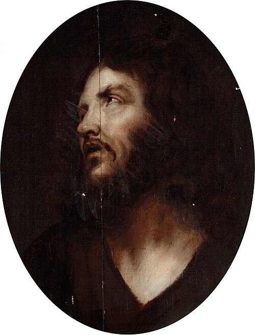 Head of a Saint, 1725, Antoine van Dyck