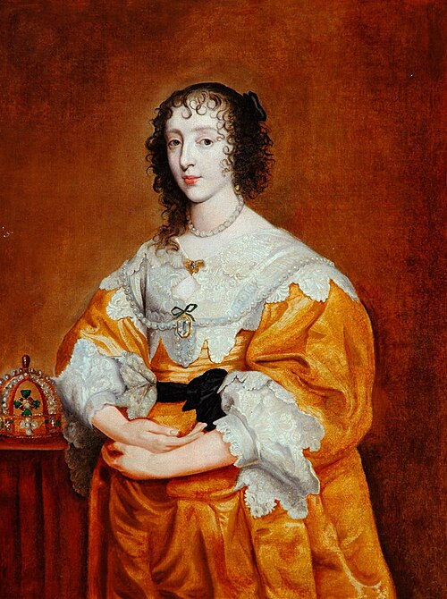Queen Henrietta Maria, , Antoine van Dyck