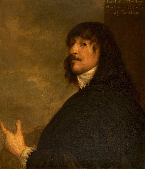 Sir James Stanley (1607–1651), 7th Earl of Derby, , Antoine van Dyck
