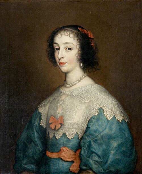 Queen Henrietta Maria (1609–1669), , Antoine van Dyck