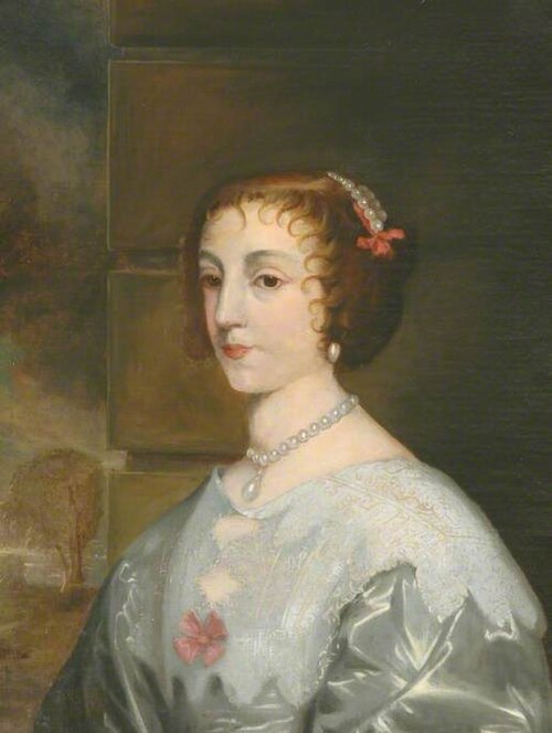 Queen Henrietta Maria (1609–1669), , Antoine van Dyck