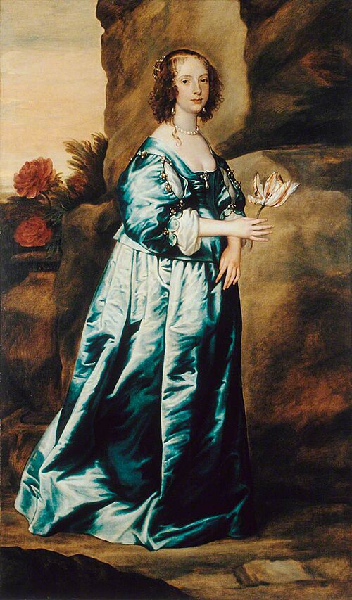 Lady with a Tulip, , Anthony van Dyck