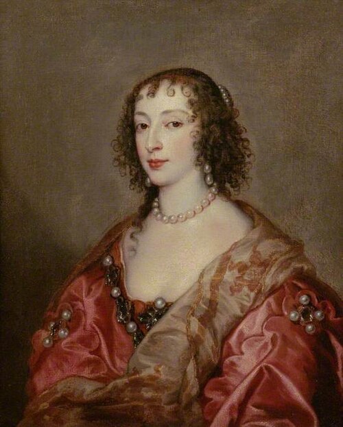 Queen Henrietta Maria (1609–1669), , Anthony van Dyck