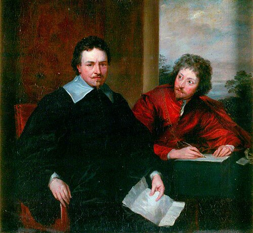 Thomas Wentworth (1593–1641), 1st Earl of Strafford, and His Secretary Sir Philip Mainwaring (1589–1, , Anthony van Dyck