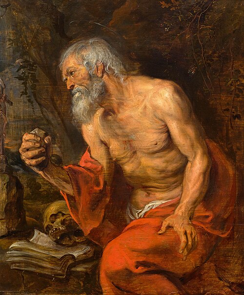 St Jerome in the Wilderness, 1619, Anthony van Dyck