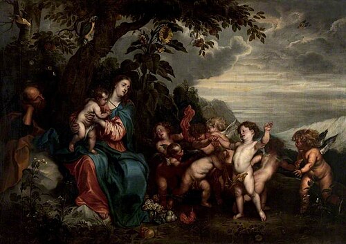 The Rest on the Flight into Egypt, , Anthony van Dyck