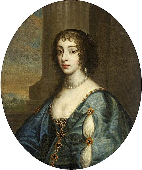 Portrait of a Lady in Blue, Modelled on Queen Henrietta Maria, , Anthony van Dyck