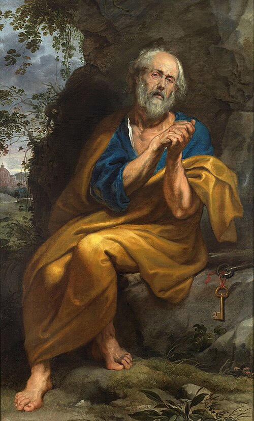 The Penitent Saint Peter, 1619, Anthony van Dyck