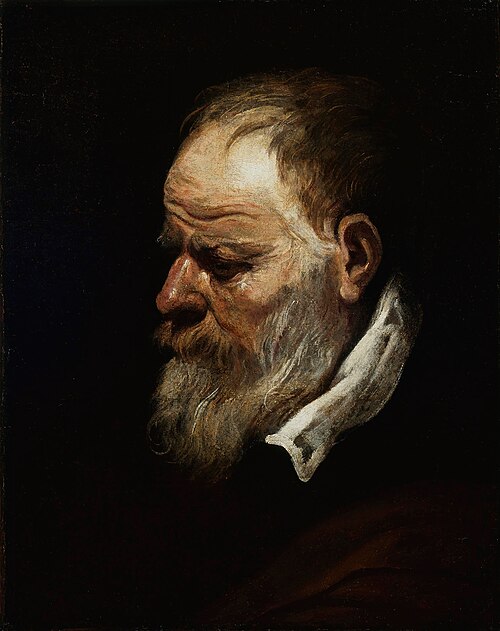 Head of a bearded Man, 1650, Antoine van Dyck