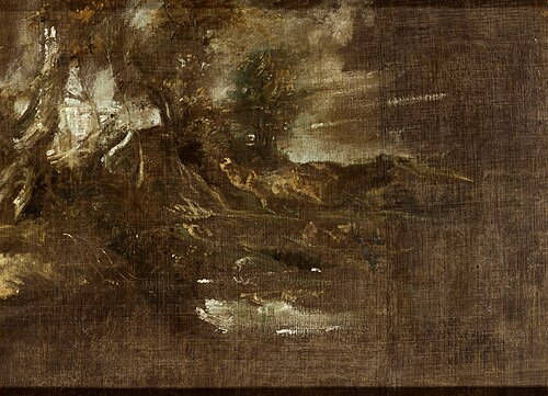 Wooded landscape, 1621, Anthony van Dyck
