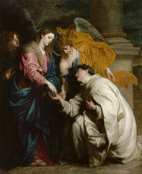 Les Fiançailles mystiques du bienheureux Joseph Hermann avec la Vierge Marie, 1629, Antoine van Dyck