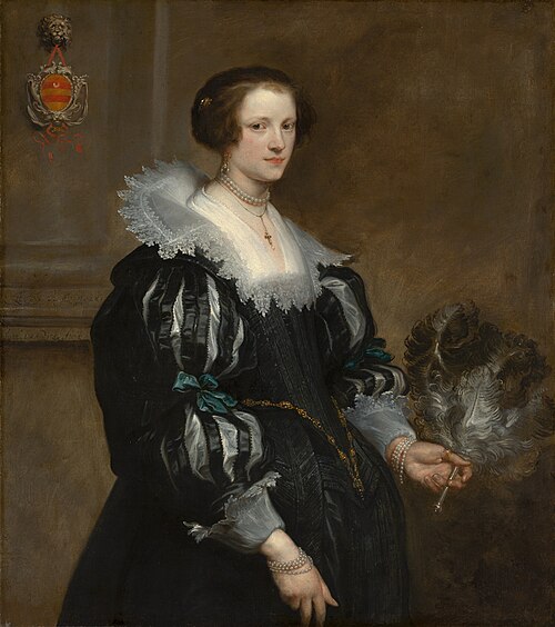 Portrait de Anna Wake (1605-1669), 1628, Antoine van Dyck