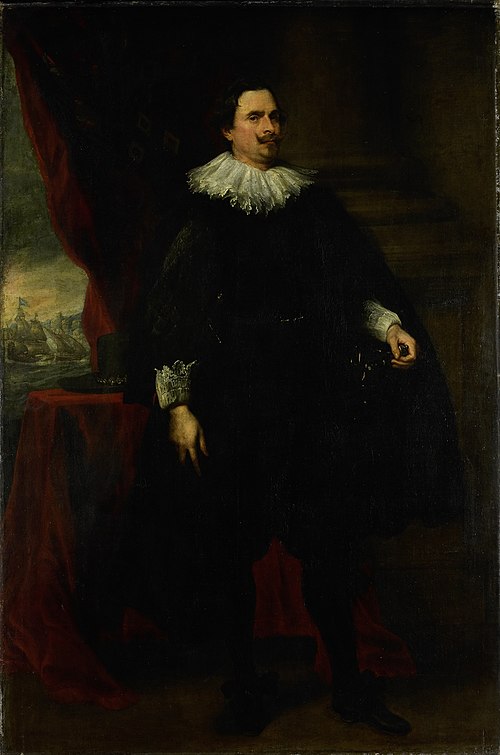 Portrait of a man from the van der Borght family, perhaps François van der Borght, 1626, Anthony van Dyck