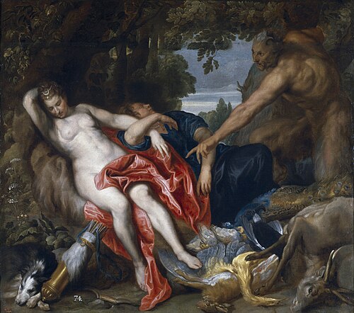 Diana and a Nymph Surprised by a Satyr, 1622, Antoine van Dyck