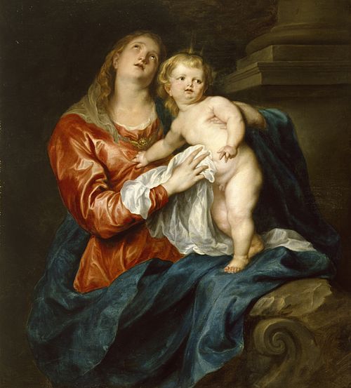 Madonna and Child, 1630, Anthony van Dyck