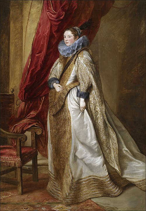 Portrait of a Genoese Noblewoman, 1626, Antoine van Dyck