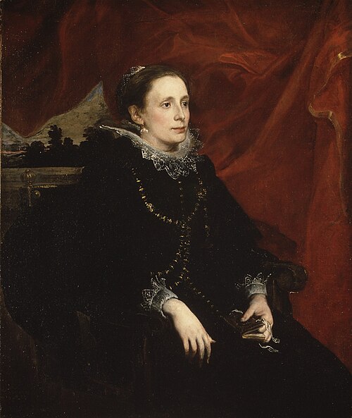 Portrait of a Woman, Called the Marchesa Durazzo, 1623, Anthony van Dyck
