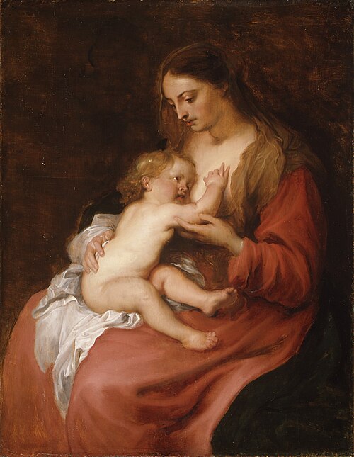 Virgin and Child, 1620, Anthony van Dyck