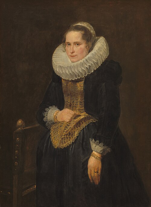 Portrait of a Flemish Lady, 1618, Anthony van Dyck