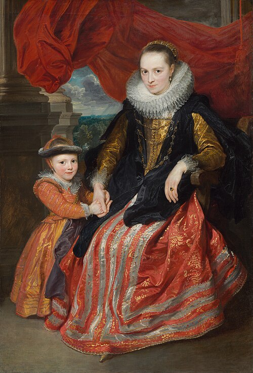 Susanna Fourment and Her Daughter, 1621, Anthony van Dyck