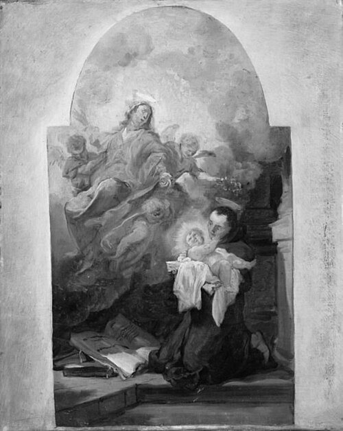 Virgin and Child with Saint Francis, 1627, Antoine van Dyck