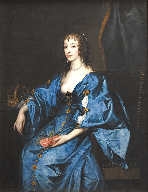 Queen Henrietta Maria of England, 1627, Anthony van Dyck