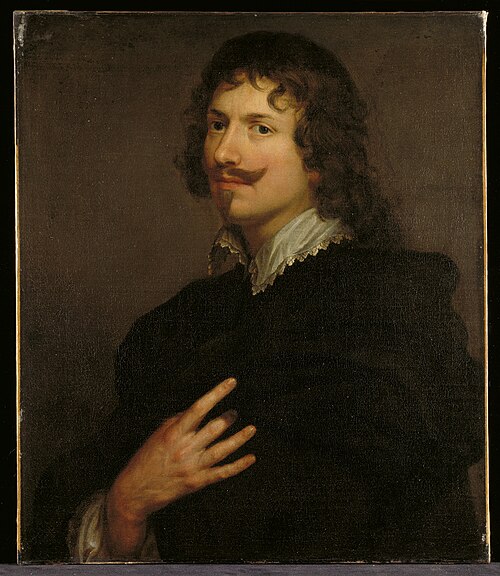 Portrait of Adriaen Hanneman (1601-1671), 1630, Anthony van Dyck