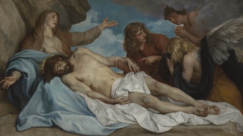 The lamentation over the dead Christ, 1635, Anthony van Dyck