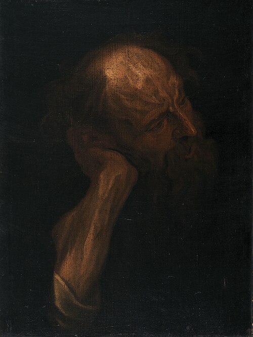Portrait of a man with a beard, , Anthony van Dyck