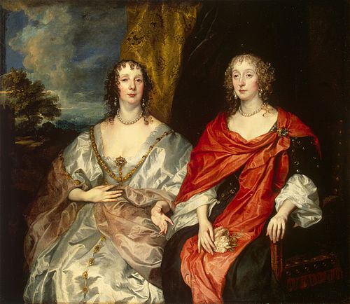 Portrait of Ladies-in-Waiting to Queen Henrietta Maria, 1630, Anthony van Dyck