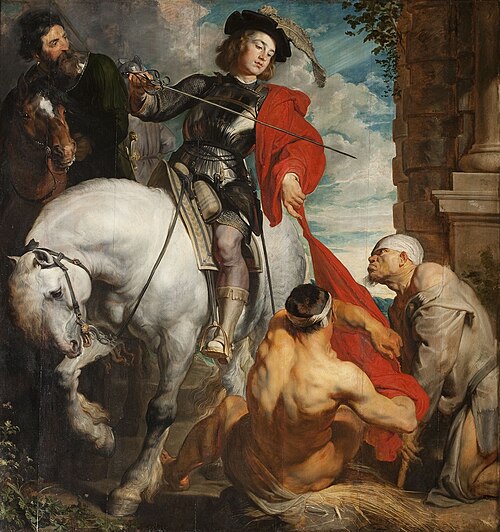 Saint Martin and the Beggar, 1621, Anthony van Dyck
