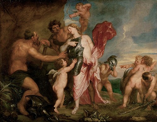 Thétis recevant d'Héphaïstos les armes pour Achille, 1630, Antoine van Dyck