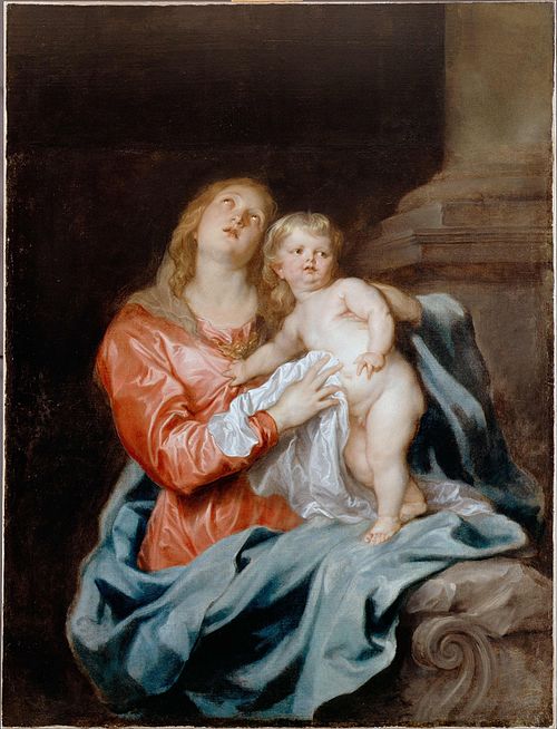 The Madonna and Child, 1630, Antoine van Dyck