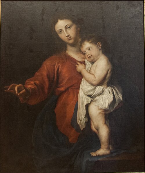 Madonna of the Rosary, , Antoine van Dyck