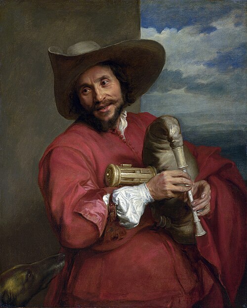 Portrait of François Langlois called Chartres or Ciartres, 1630, Anthony van Dyck