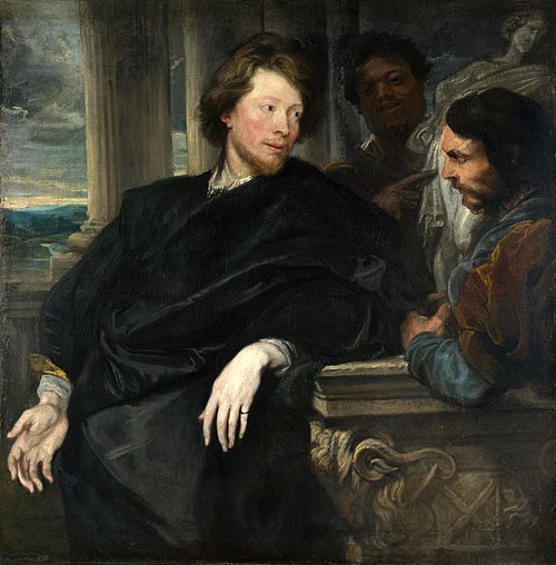 Portrait of George Gage with Two Attendants, 1622, Anthony van Dyck