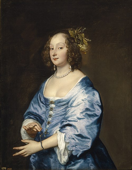 Mary Ruthven, Lady Van Dyck, 1640, Antoine van Dyck