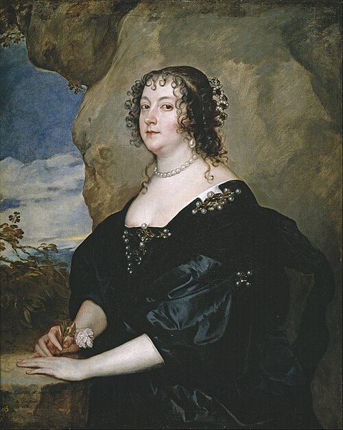 Beatriz van Hemmema, Countess of Oxford (formerly called Diana Cecil), 1638, Anthony van Dyck