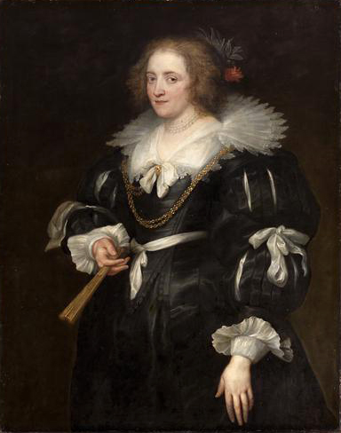 Portrait de Amalia of Solms-Braunfels, 1631, Antoine van Dyck