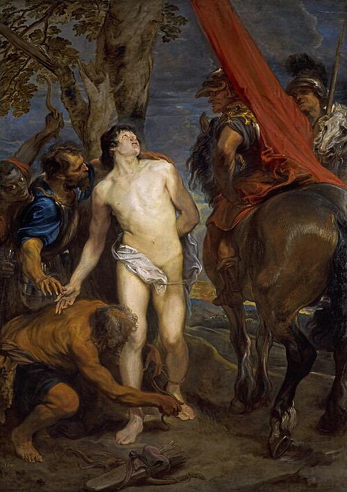 Saint Sebastian Bound for Martyrdom, 1621, Anthony van Dyck