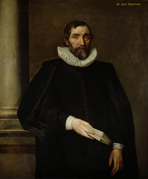 Alexander Henderson, c 1583 - 1646. Presbyterian divine and diplomatist, 1641, Anthony van Dyck
