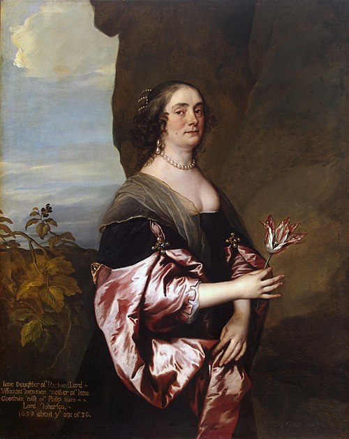 Portrait of Lady Jane Goodwin, 1639, Anthony van Dyck
