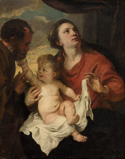 The Holy Family, 'Trinitas terrestris', 1626, Anthony van Dyck