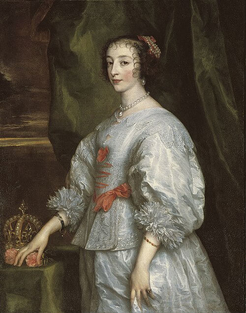 Queen Henrietta Maria (1609-69), 1632, Antoine van Dyck