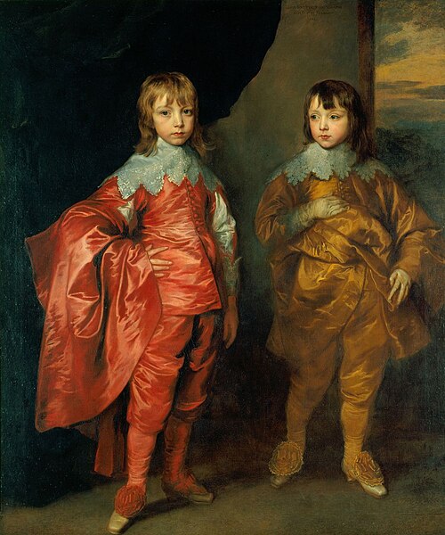George Villiers, 2nd Duke of Buckingham, and Lord Francis Villiers, 1635, Antoine van Dyck
