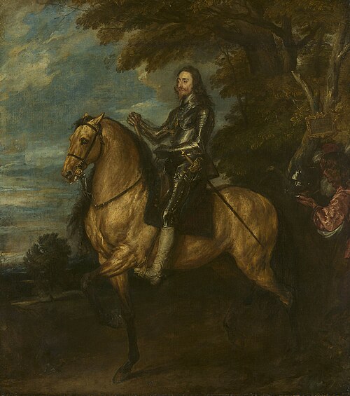 Charles I (1600-49) on Horseback, 1635, Anthony van Dyck