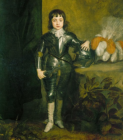 Charles II when Prince of Wales (1630-85), 1638, Anthony van Dyck
